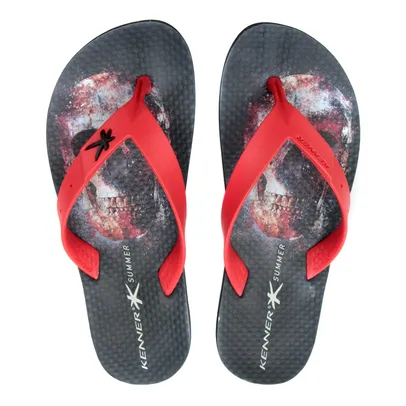 [Mastercard R$16,99] Chinelo Kenner Summer Skull TPK Masculino