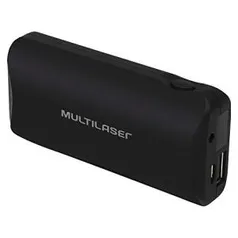 Carregador Portátil Power Bank com LED 4.500 mAh, Multilaser, CB092, Preto - R$68