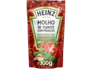 [LEVE 4 PAGUE 2] Molho de Tomate com Pedaços Heinz Manjericão - 300g