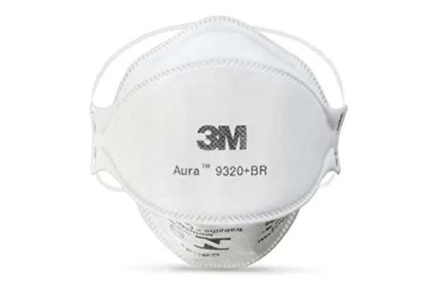 Respirador Descartável 3M™ Aura 9320+BR – Classificação PFF-2 – Indicada para poeiras, névoas e fumos