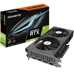 Placa de Vídeo Gigabyte NVIDIA GeForce RTX 3060 Eagle 12G (rev. 2.0), RGB, 12GB GDDR6, LHR, DLSS, Ra