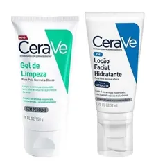 Cerave Kit – Loção Facial Hidratante + Gel de Limpeza - Kit + HIDRATANTE DA CERAVE