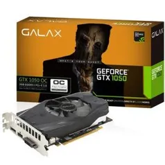 Placa de Vídeo NVIDIA Galax GEFORCE GTX 1050 2GB - R$570