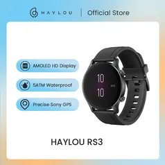 HAYLOU RS3 Relógio inteligente para homens e mulheres, 5ATM impermeável, GPS