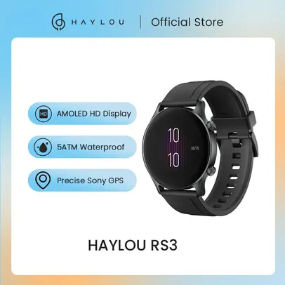 HAYLOU RS3 Relógio inteligente para homens e mulheres, 5ATM impermeável, GPS