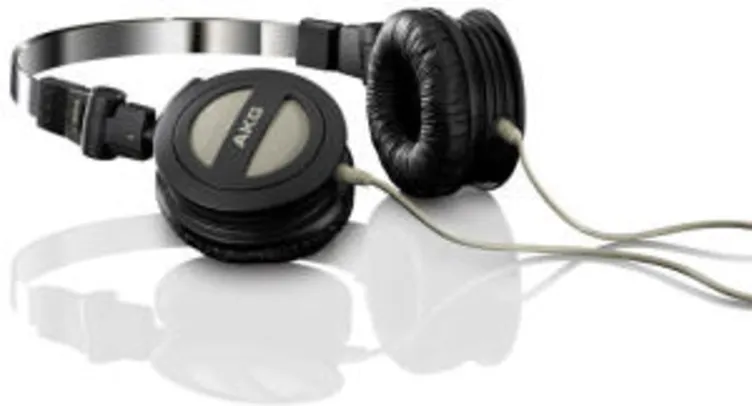 Fone de Ouvido AKG K404 - Preto - R$59,90