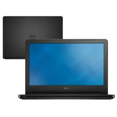 Notebook Dell Inspiron I14-5458-D08P com Intel® Core™ i3-5005U, 4GB, 1TB, 14" e Linux - R$1499