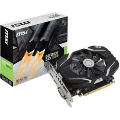 Placa de vídeo GeForce GTX 1050 ti 4gb Oc - MSI por R$ 720