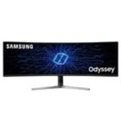 Monitor Gamer Samsung Odyssey 49 QLED, 120 Hz, Ultra Wide, DQHD, HDMI/DisplayPort, 125% sRGB, HDR 1000, Ajuste de Ângulo - LC49RG90SSLXZD