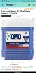 Detergente Líquido OMO Profissional Lavagem Perfeita 7L - R$54