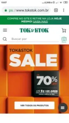 Tok stok Sale | 10% OFF na loja da Tok Stock