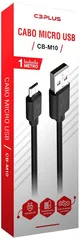 (Prime) Cabo USB-Micro C3Plus - 1M Preto | R$7