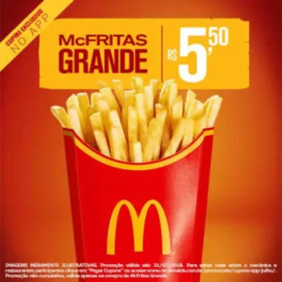 McFritas Grande no McDonald's - R$5,50