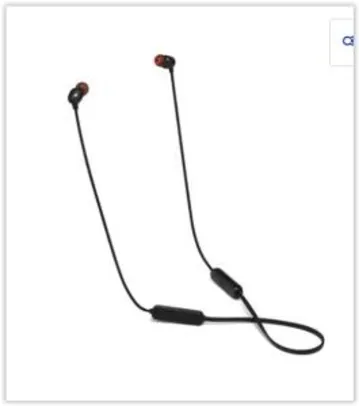 Fone de Ouvido Bluetooth JBL Tune 115BT - Preto | R$ 126