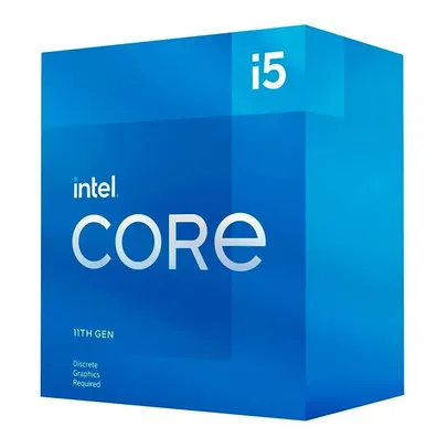 Processador Intel Core i5-11400F, 6-Core, 12-Threads, 2.6GHz (4.4GHz Turbo), Cache 12MB, LGA1200, BX8070811400F