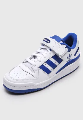 Tênis adidas Originals Forum Low Branco/Azul (Masculine e Feminino)