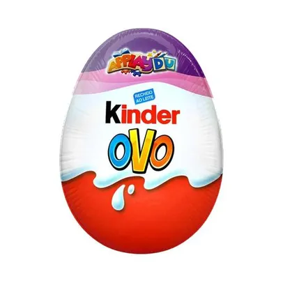 (100% de Cash Voltou)Kinder Ovo Roxo Chocolate Recheio ao Leite 20g 1 Unidade