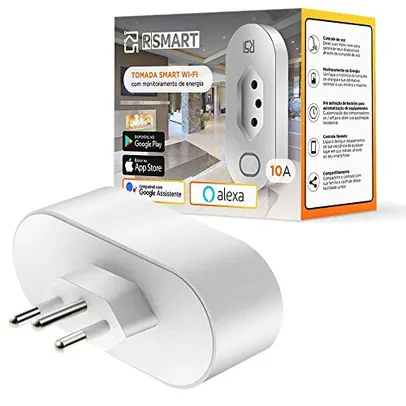 [PRIME] Tomada Inteligente Smart Plug Wi-Fi RSmart 10A | R$70