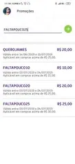 [Usuparios Selecionados] até R$25 OFF no JAMES Delivery