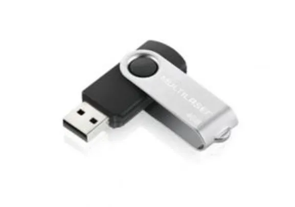 Pendrive Multilaser 8GB Twist Preto