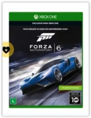 [Saraiva] Forza Motorsport 6 - Xbox One por R$ 110