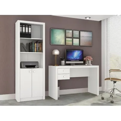 Escrivaninha/Mesa para Computador 2 Gavetas - Móveis Videira | R$180