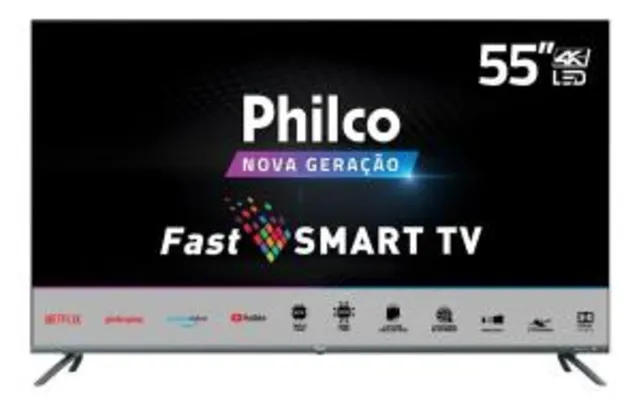 Smart Tv Led 4k Philco 55 Ptv55g70sblsg | R$ 1999