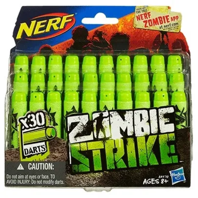 Dardo Refil Nerf Zombie Dardos Zombie C/30 Original Hasbro