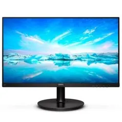 Monitor Philips W-LED 23.8´, Full HD, IPS, HDMI/DisplayPort, Bordas Ultrafinas - 242V8A | R$ 750