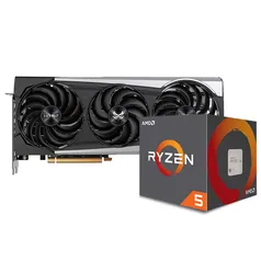 Kit Sapphire RX 6700 XT Ryzen 5 5600X | R$7999