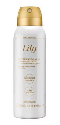 Desodorante Antitranspirante Aerosol Lily 75g/125ml