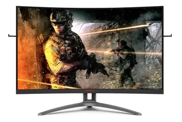 Monitor Gamer Agon 32'' Ag323fcxe Curvo 165hz 1ms Preto Aoc