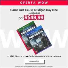 Just Cause 4 [PS4] [XBOX] Oferta WOW