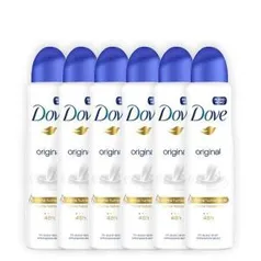 Kit Desodorante Aerossol Dove 150ml 6 unidades - Masculino ou Feminino - compras acima de R$ 50