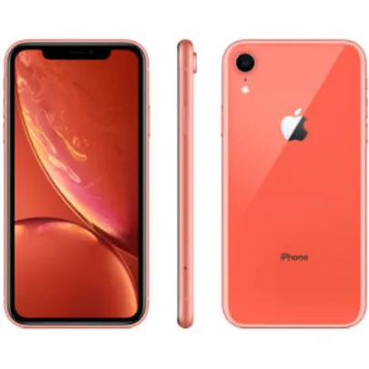 [Prime + CC Americanas] Apple iPhone XR (64GB, Coral e Azul) (AME R$2343,69)