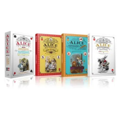 [a•mais] Box Livros Alice País Das Maravilhas (3 Volumes) - R$30