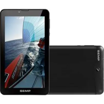 [Americanas] Tablet Semp Toshiba TA0709GP 8GB 3G/Wi-Fi Tela 7" Android 4.4 Dual Core 1,3GHz - Preto - R$351