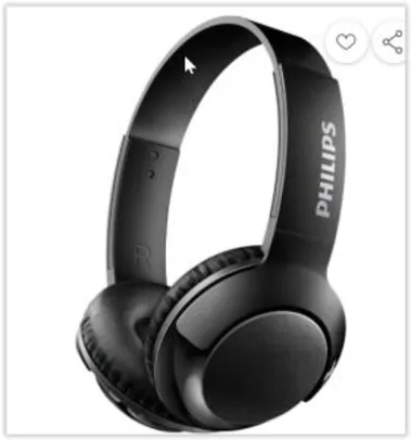 [Reembalado] Headphone Philips Bass+ BT SHB3075BK/00 | R$ 80