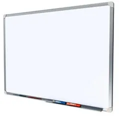 Quadro Branco Moldura De Aluminio 80X60 Cm | R$34