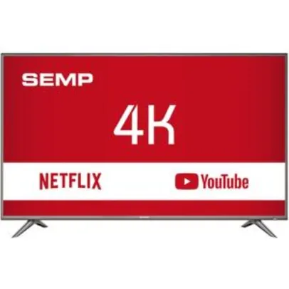 [R$1.672 AME+CC Sub] Smart TV LED 55" Semp 4K 55SK6200 | R$2.089