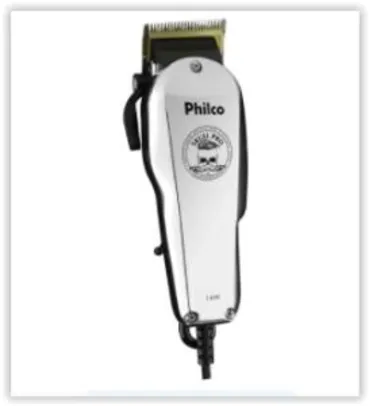 Máquina de Cortar Cabelo Philco PCR05S 6 pentes Prata | R$ 76