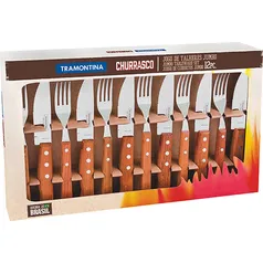 Jogo de Churrasco Inox 12 Peças Jumbo - Tramontina