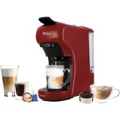 Cafeteira Expresso Multicapsula Pcf19vp Philco Vermelha 20 Bar