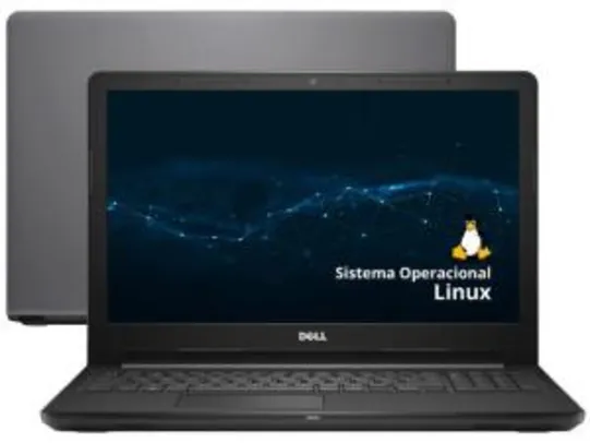 Notebook Dell Inspiron 15 3000 i15-3567-D30C - Intel Core i5 4GB 1TB 15,6” Linux