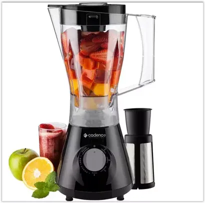 Liquidificador Pratic Blender Jarra Pp Preto Cadence Liq329 - 220V