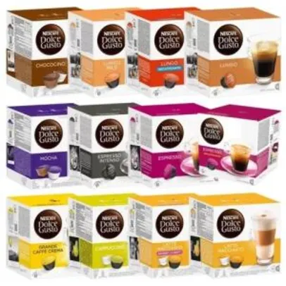 Até 30% OFF em caixas de capsulas Nescafé Dolce Gusto | Desconto progressivo