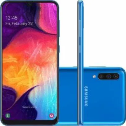 (App) (982 com AME) Smartphone Samsung Galaxy A50 128GB Dual Chip azul R$ 1022