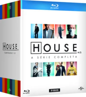 Blu-Ray Box House - A Série Completa - 39 Discos  - R$199,90
