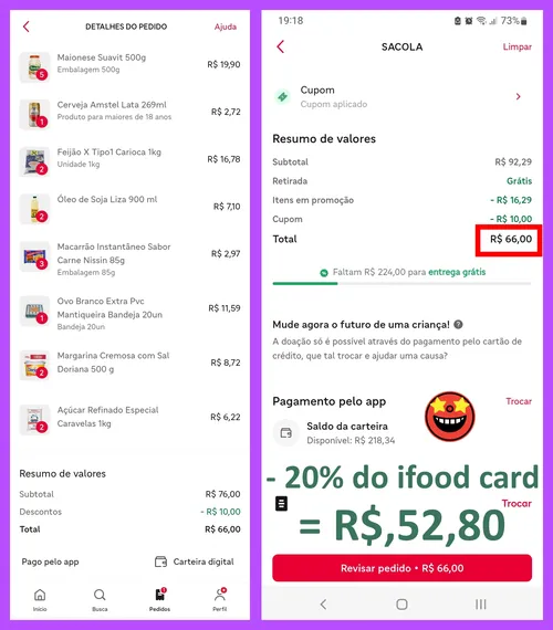 Imagen na descrição da promoção