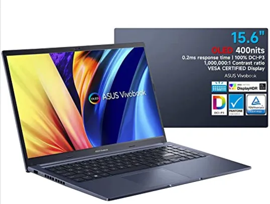 Notebook VivoBook 15X OLED Ryzen 5 5600H - 8GB RAM | 512GB SSD